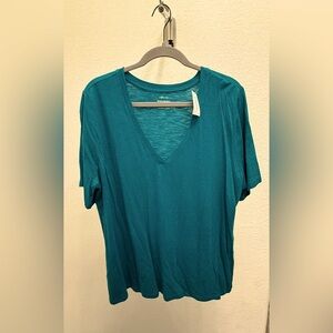 NWT Banana Republic teal t-shirt size XL